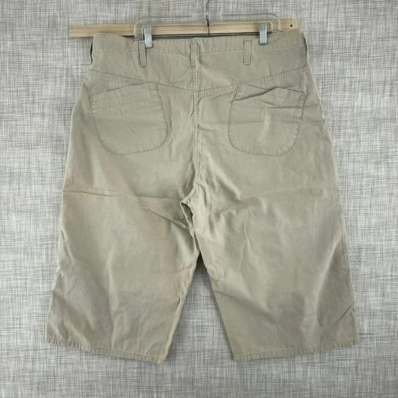 Vintage Y2K Levi’s L2 Baggy Shorts Mens 40 Tan 4331 - Picture 6 of 11